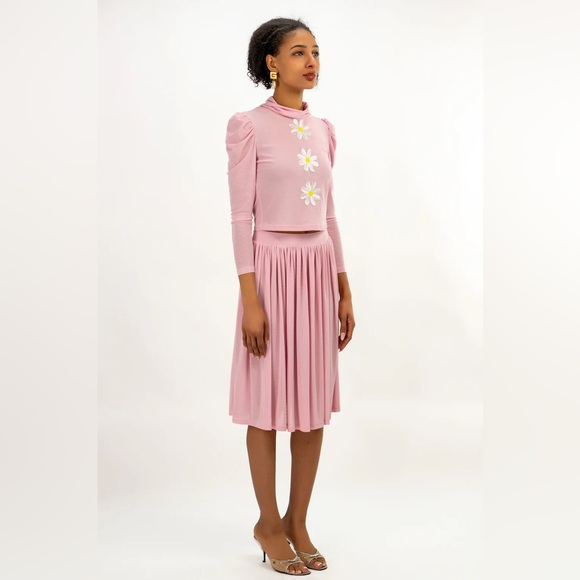 NWT Kristinit Joyful skirt in pink XS - Picture 2 of 8